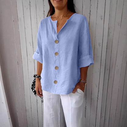 The BreezyVerve V-Neck Top