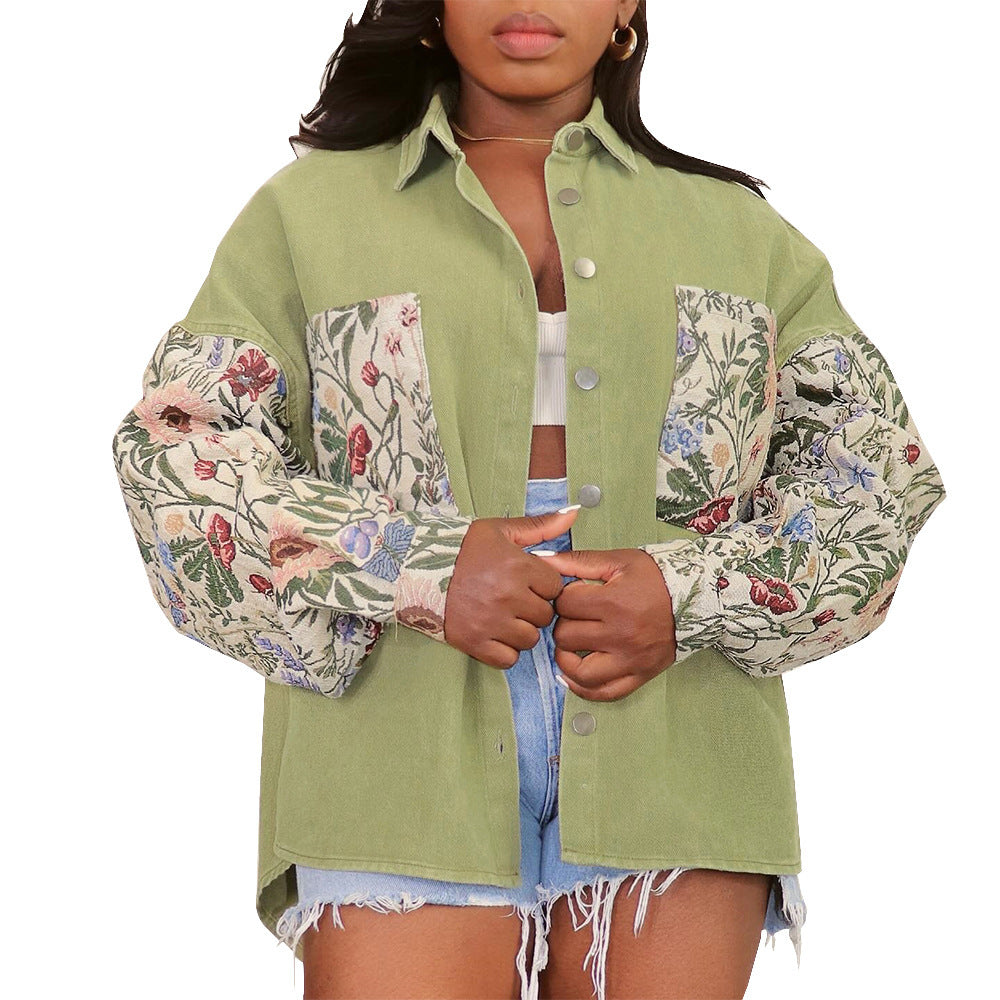 MosaicCharm Jacquard Coat