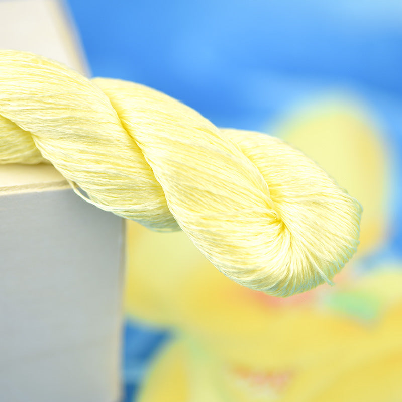 Hand-embroidered Silk Thread Tangled