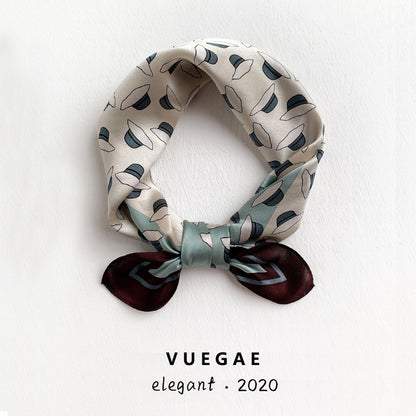 Spring Fashion Printed Thin Silk Scarf