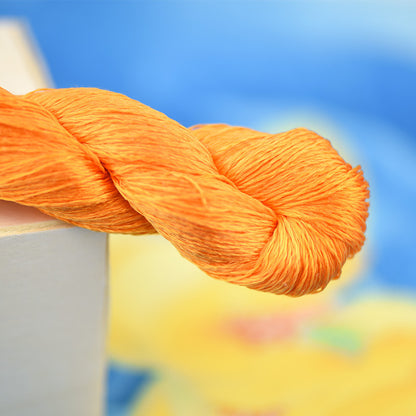 Hand-embroidered Silk Thread Tangled