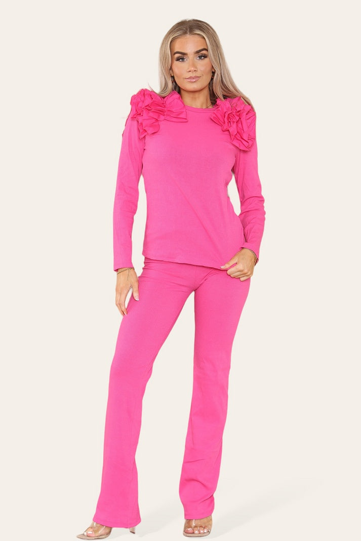 FlutterEase Ribbed Lounge Set