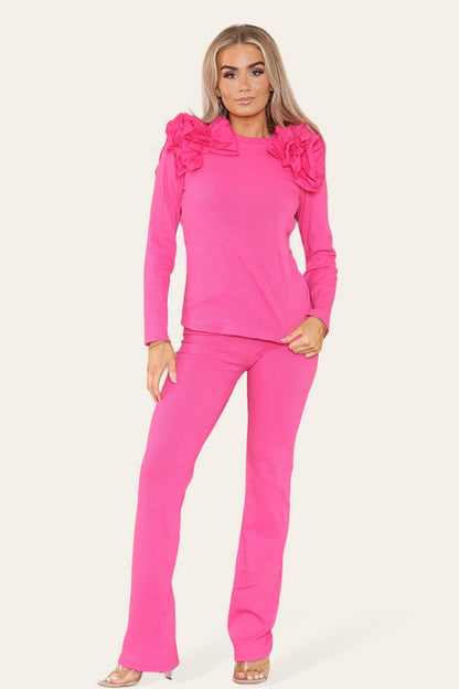 FlutterEase Ribbed Lounge Set