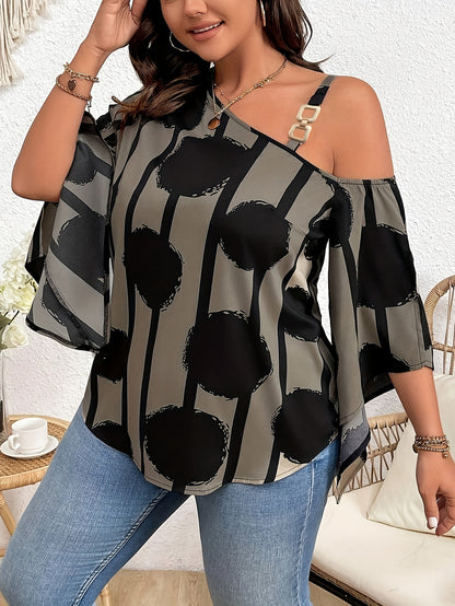 The LuxeCharm Chain Blouse