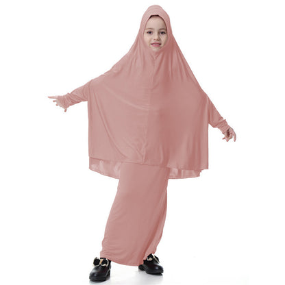 Milk Silk High Elasticity Comfortable Solid Color Long Skirt Dress Multicolor