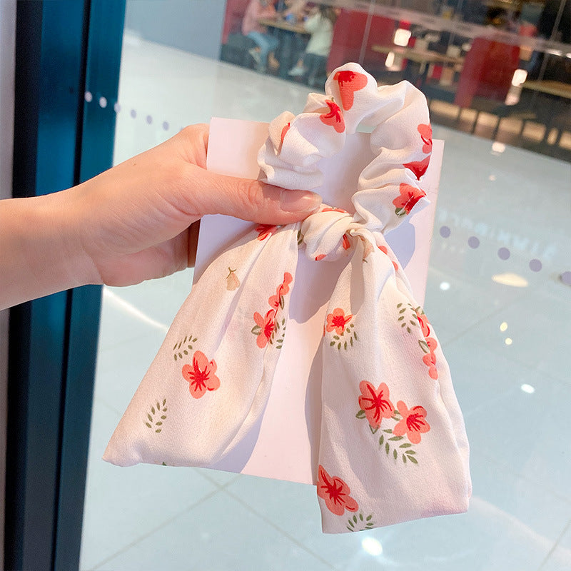 Silk Scarf Headband Women's Summer Turban Spring Tie Hair Accessories