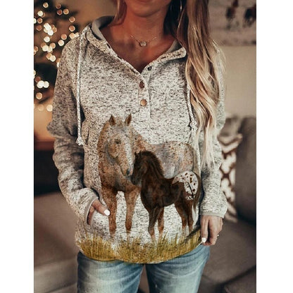 FrostPrint Gray Sweater