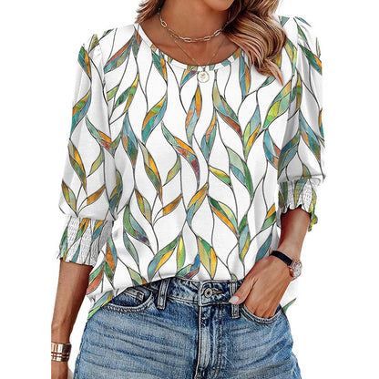 Aurévia Smock Sleeve Blouse