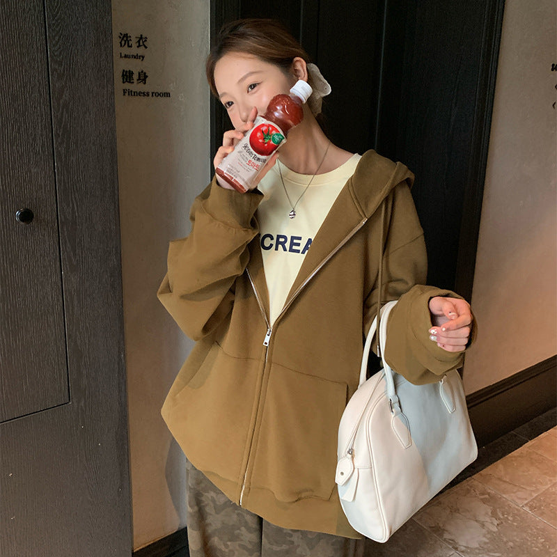 KoraZip™ Hooded Sweater Coat