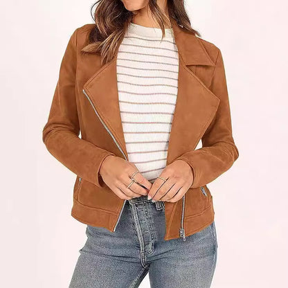 VelviRider Deerskin Moto Jacket
