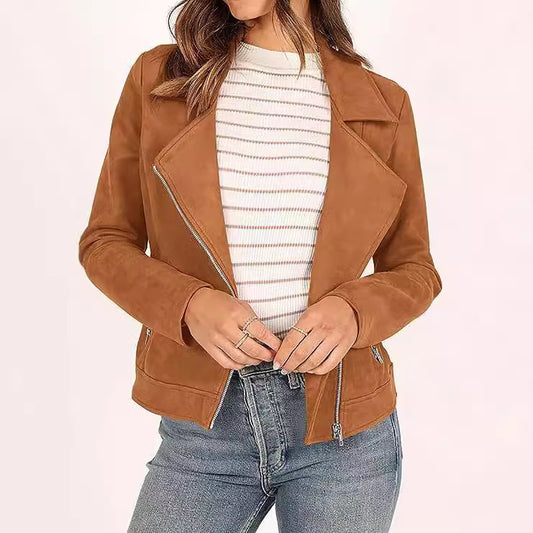 VelviRider Deerskin Moto Jacket