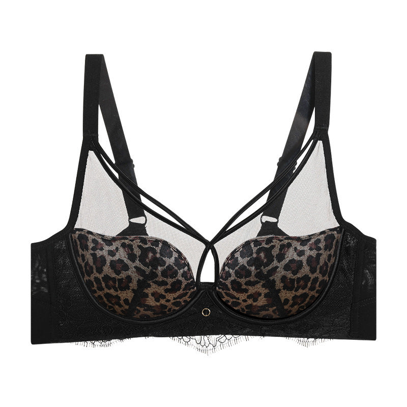 Women's Crystal Glasses Silk Thousand-hole Thin Cup Bra