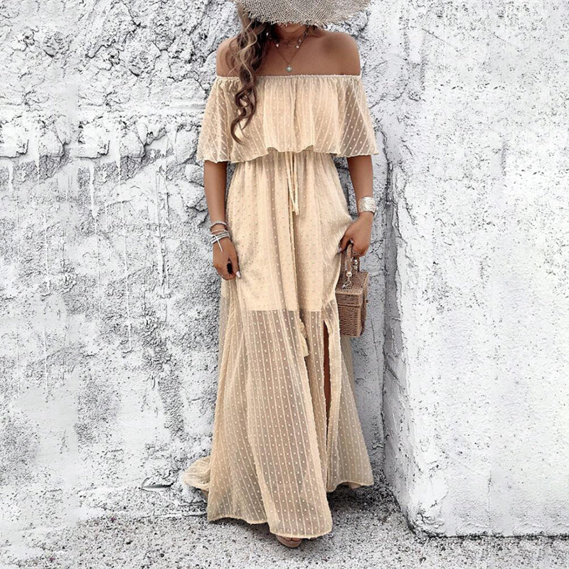 The Maravella Off-Shoulder Maxi