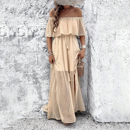 The Maravella Off-Shoulder Maxi