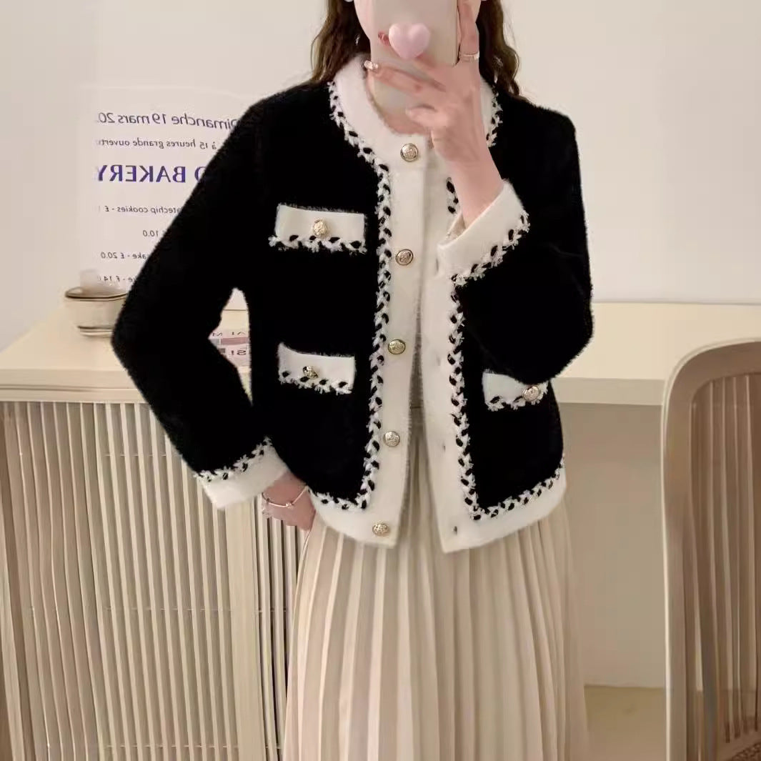 Parisian Elegance Cardigan Coat