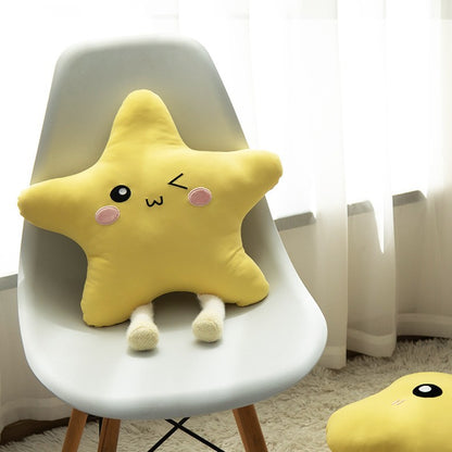 Nylon Silk Star Pillow Super Soft Cloud Cushion