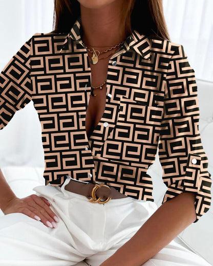 Aurelline Polo Print Shirt