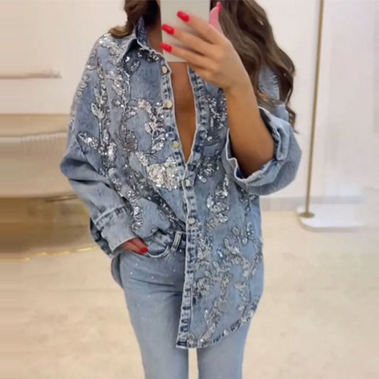 DenimGrace Plus Jacket