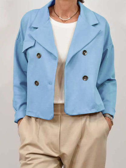 ÉlanChic Double-Breasted Blazer