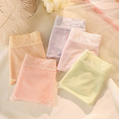Silk Antibacterial Crotch Seamless Underwear