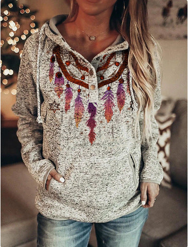 FrostPrint Gray Sweater