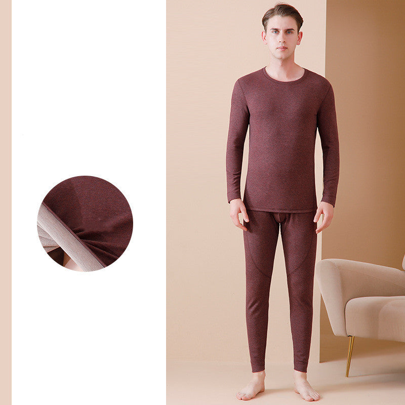 Wool Silk Velvet Thermal Underwear Set