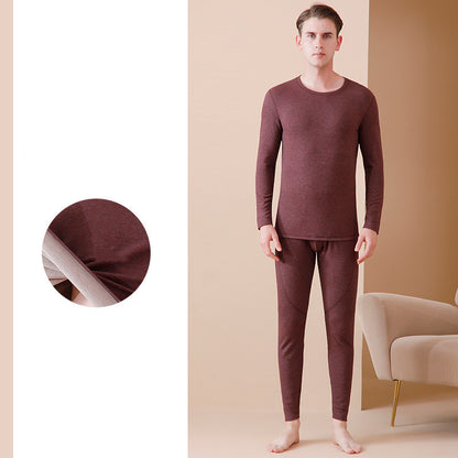 Wool Silk Velvet Thermal Underwear Set