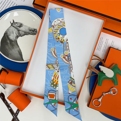 Fashion Arm Bag Silk Scarf