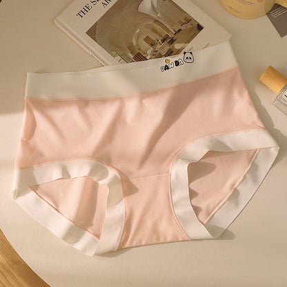 7A Silk Antibacterial Crotch Women's Underwear Mesh Ice Silk Traceless Panties