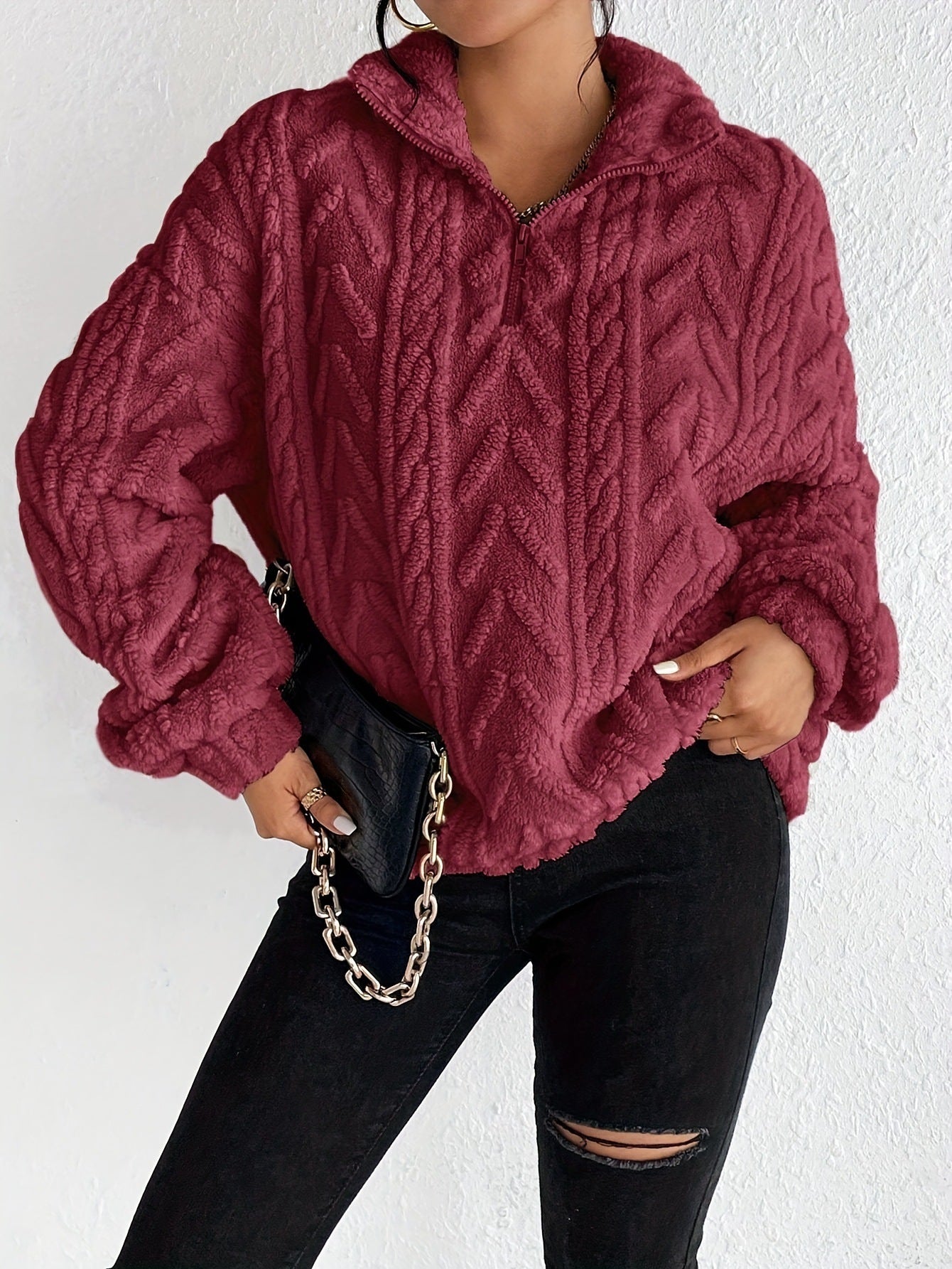LatteLuxe Double-Sided Pullover