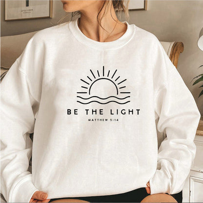 CozyScript Fleece Crew Sweater