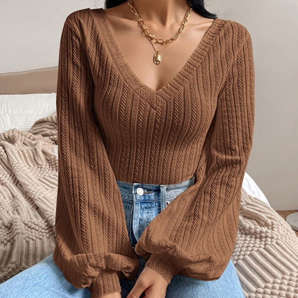 : The ÉlanTwist Knit Top