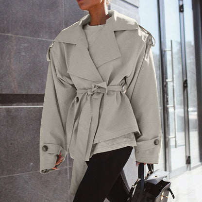 DriftEase Belted Trench
