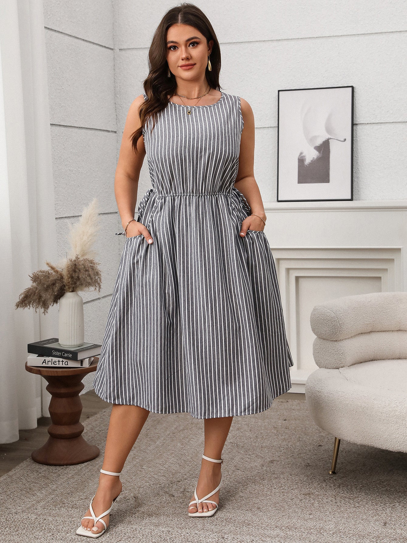 StripeMuse Pocket Dress