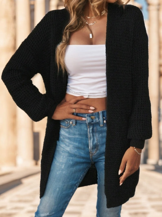 DriftEase Drop Shoulder Cardigan