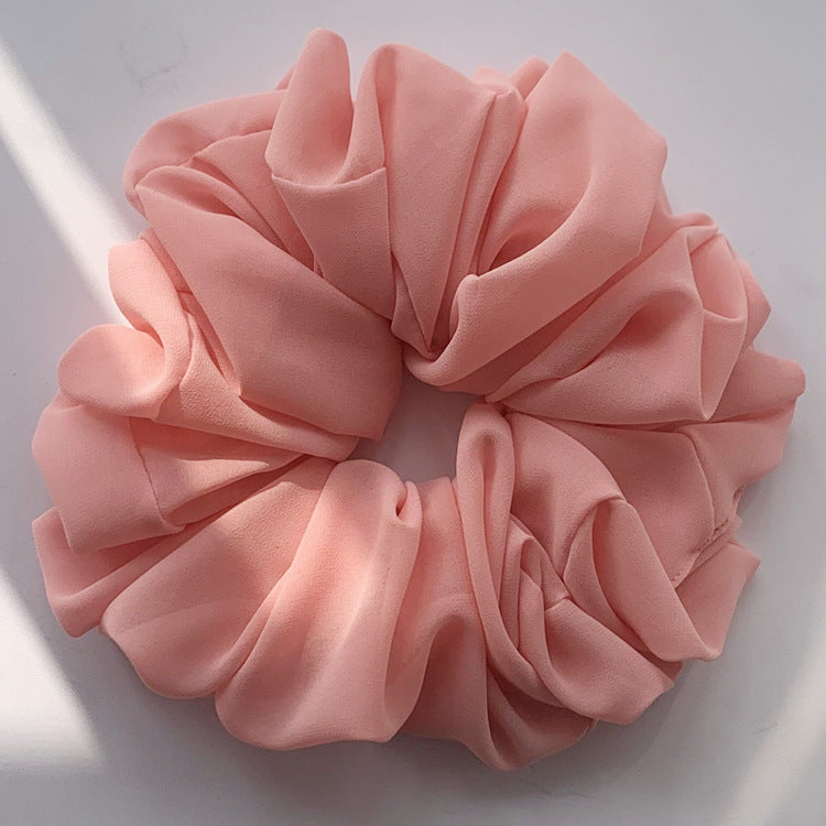 Big Head Bouquet Chiffon Large Intestine Ring Hair Ring