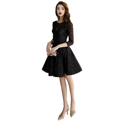 Noir Étoile Mini Dress