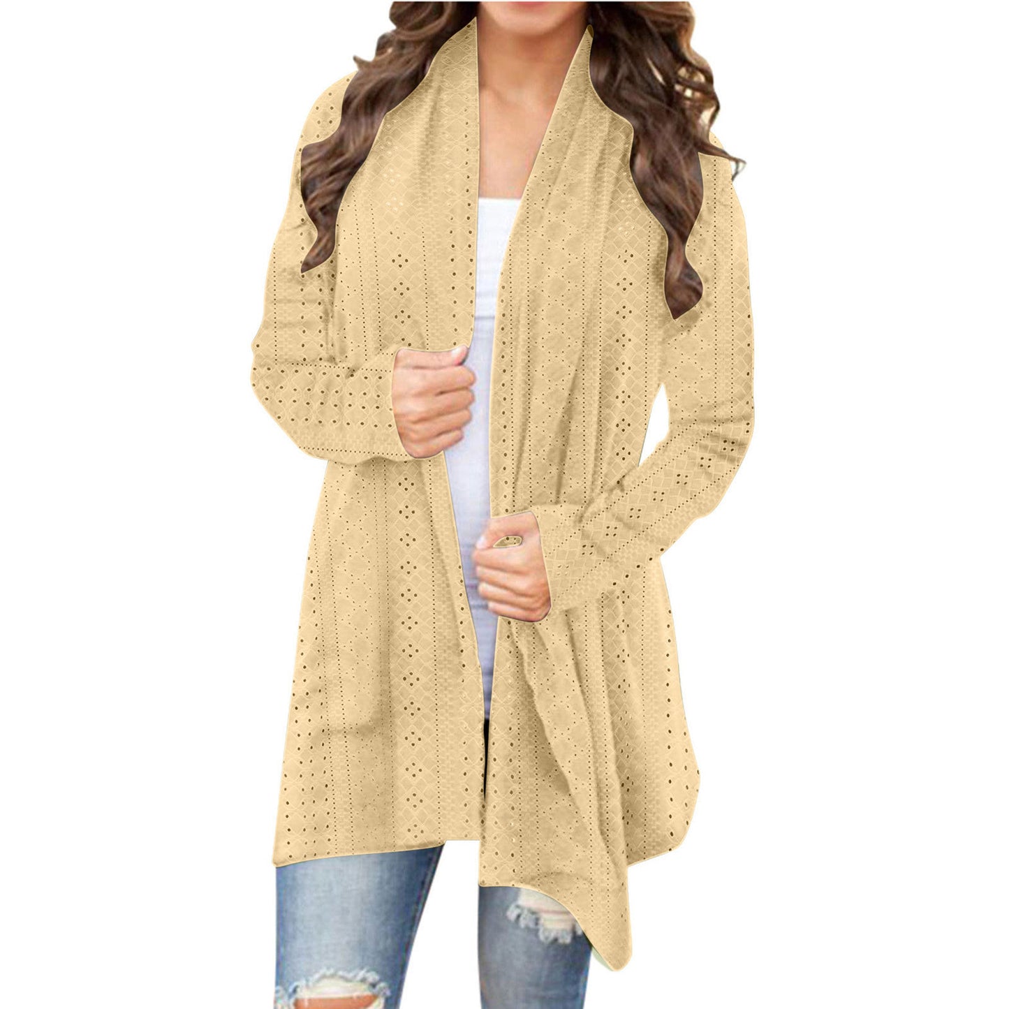FlowEase Irregular Cardigan