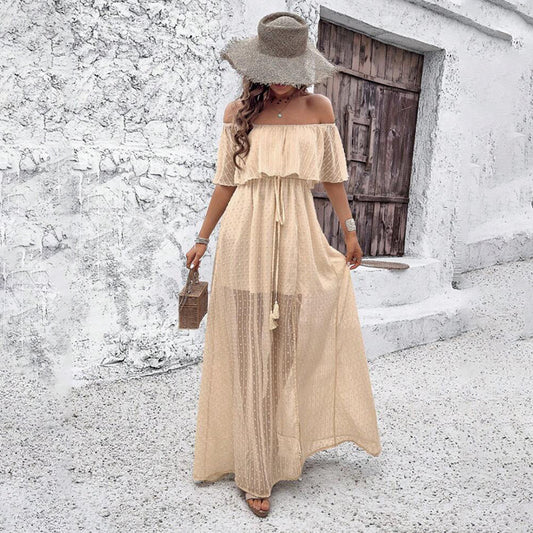The Maravella Off-Shoulder Maxi