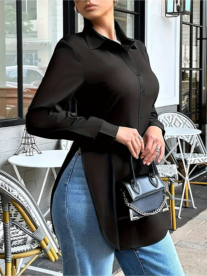 Eleganta Flow Maxi Blouse