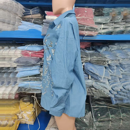 DenimGrace Plus Jacket