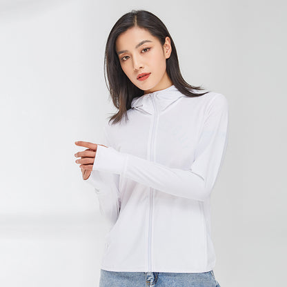 Summer Sun Protective Clothes Ice Silk Knitting