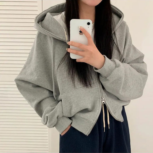 UrbanEdge Double-Zip Fleece Coat