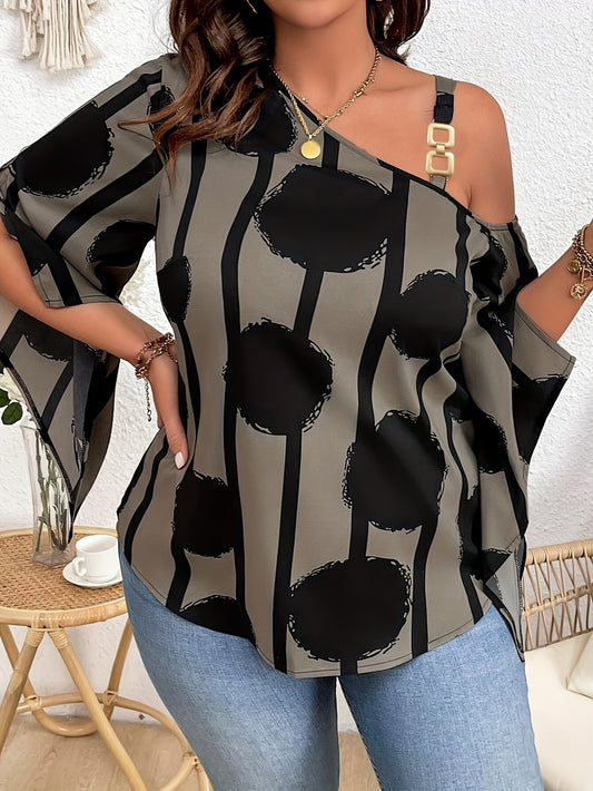 The LuxeCharm Chain Blouse