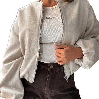 Luminé Off-Shoulder Coat