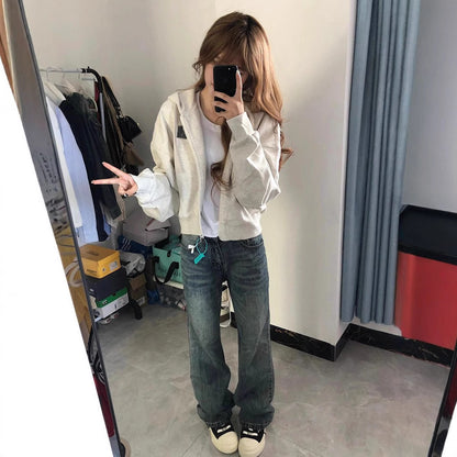 RetroZip Hooded Cardigan