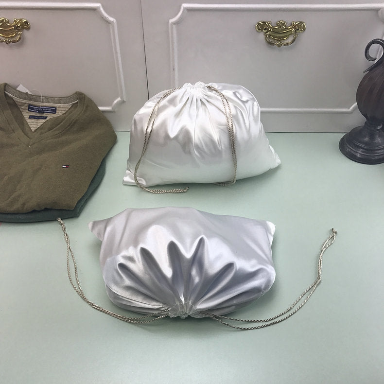 Satin Material Silk Anti-dust Drawstring Bag