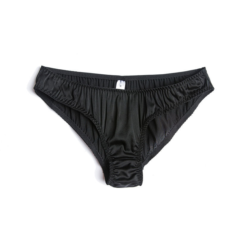 Stretch Silk Low Waist Sexy Underwear