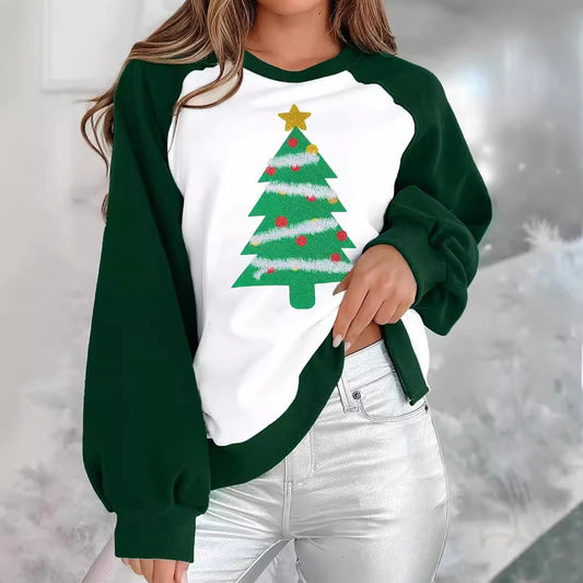 HollyGlow Digital Christmas Sweater
