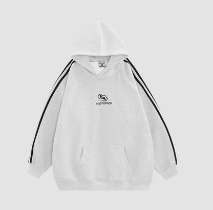StratoFleece Striped Hoodie